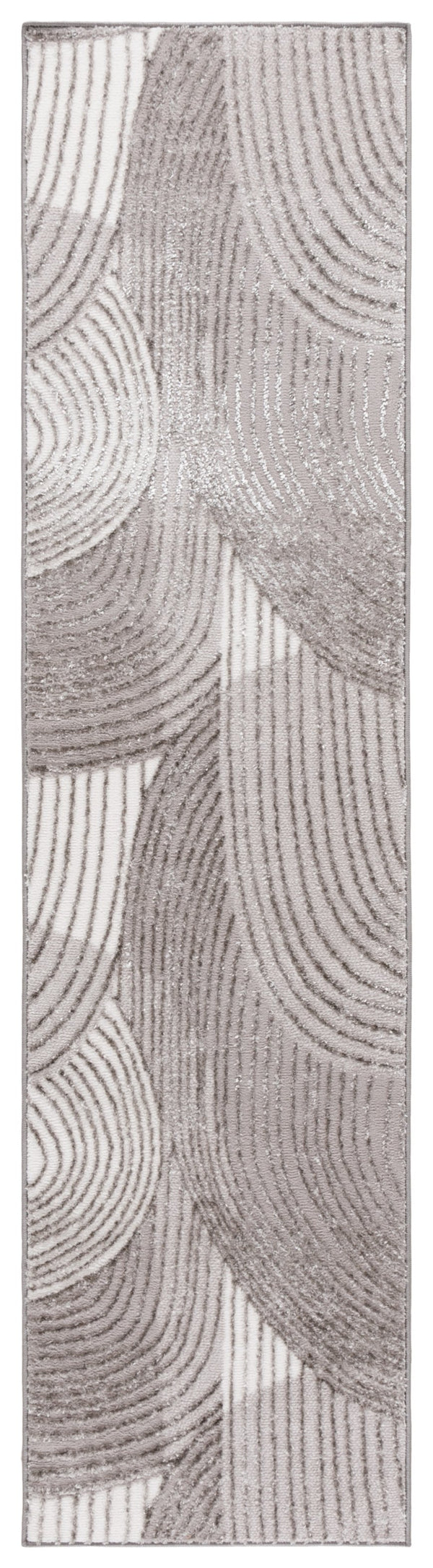 Safavieh Maya Plush Comfort Area Rug - Elegant Modern Design In Soothing Shades For Contemporary Spaces Ivory ,Grey 28%  Jute,23% Polyester Shrink,20% Polyester,15% Adhesive Material,14% Polyester Flash Mya115a-28