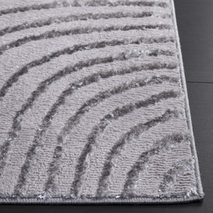 Safavieh Maya Plush Comfort Area Rug - Elegant Modern Design In Soothing Shades For Contemporary Spaces Ivory ,Grey 28%  Jute,23% Polyester Shrink,20% Polyester,15% Adhesive Material,14% Polyester Flash Mya115a-28