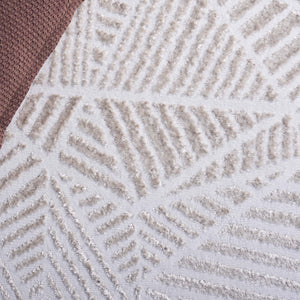 Safavieh Maya Modern Abstract Runner Rug In Striking Ivory And Grey - Durable, Stylish Home Decor Accent Ivory ,Beige 28%  Jute,23% Polyester Shrink,20% Polyester,15% Adhesive Material,14% Polyester Flash Mya116b-28