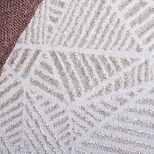 Safavieh Maya Modern Abstract Runner Rug In Striking Ivory And Grey - Durable, Stylish Home Decor Accent Ivory ,Beige 28%  Jute,23% Polyester Shrink,20% Polyester,15% Adhesive Material,14% Polyester Flash Mya116b-28