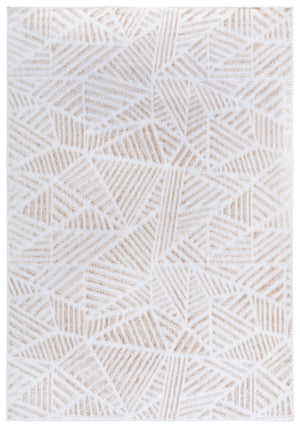 Safavieh Maya Modern Abstract Runner Rug In Striking Ivory And Grey - Durable, Stylish Home Decor Accent Ivory ,Beige 28%  Jute,23% Polyester Shrink,20% Polyester,15% Adhesive Material,14% Polyester Flash Mya116b-28