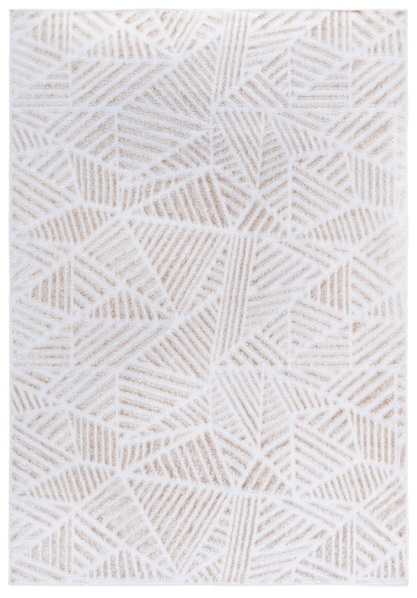 Safavieh Maya Modern Abstract Runner Rug In Striking Ivory And Grey - Durable, Stylish Home Decor Accent Ivory ,Beige 28%  Jute,23% Polyester Shrink,20% Polyester,15% Adhesive Material,14% Polyester Flash Mya116b-28