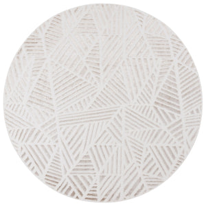 Safavieh Maya Modern Abstract Runner Rug In Striking Ivory And Grey - Durable, Stylish Home Decor Accent Ivory ,Beige 28%  Jute,23% Polyester Shrink,20% Polyester,15% Adhesive Material,14% Polyester Flash Mya116b-28