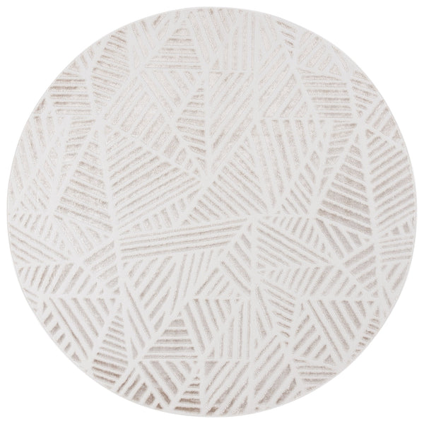 Safavieh Maya Modern Abstract Runner Rug In Striking Ivory And Grey - Durable, Stylish Home Decor Accent Ivory ,Beige 28%  Jute,23% Polyester Shrink,20% Polyester,15% Adhesive Material,14% Polyester Flash Mya116b-28