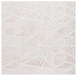 Safavieh Maya Modern Abstract Runner Rug In Striking Ivory And Grey - Durable, Stylish Home Decor Accent Ivory ,Beige 28%  Jute,23% Polyester Shrink,20% Polyester,15% Adhesive Material,14% Polyester Flash Mya116b-28