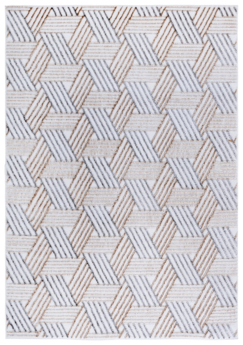 Safavieh Maya 118a Ivory / Grey Beige Ivory ,Grey Beige 28%  Jute,23% Polyester Shrink,20% Polyester,15% Adhesive Material,14% Polyester Flash Mya118a-9