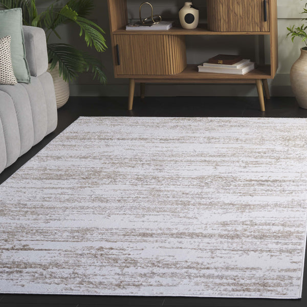 Safavieh Maya Modern Area Rug - Elegant Power-loomed Design With Subtle Patterns For Timeless Home Decor Ivory ,Beige 28%  Jute,23% Polyester Shrink,20% Polyester,15% Adhesive Material,14% Polyester Flash Mya122b-28