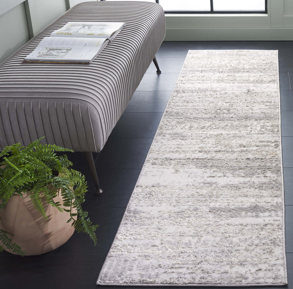 Safavieh Maya Modern Area Rug - Elegant Power-loomed Design With Subtle Patterns For Timeless Home Decor Ivory ,Grey 28%  Jute,23% Polyester Shrink,20% Polyester,15% Adhesive Material,14% Polyester Flash Mya122f-7r