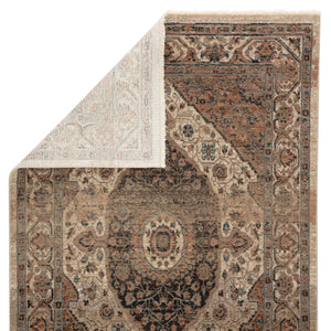Jaipur Living Vibe by Jaipur Living Irenea Distressed Medallion Rug Fringed Vintage Turkish Style 5' X 7'6" RUG146769