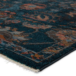Jaipur Living Vibe by Jaipur Living Myriad Distressed Turkish Oriental Plush Area Rug with Fringe 9'6" x 12'7" RUG146837