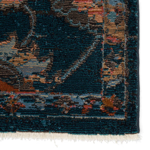Jaipur Living Vibe by Jaipur Living Myriad Distressed Turkish Oriental Plush Area Rug with Fringe 9'6" x 12'7" RUG146837