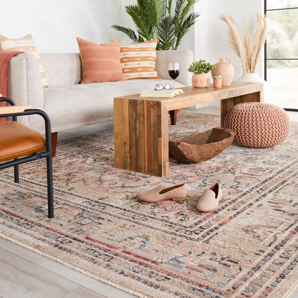 Jaipur Living Vibe by Jaipur Living Ginia Distressed Medallion Polypropylene Indoor Rug 9'6" X 12'7" RUG146842