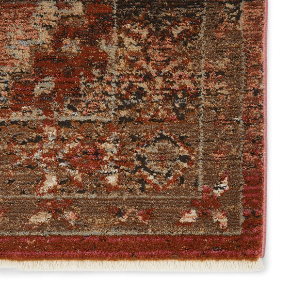 Jaipur Living Vibe by Jaipur Living Tribal Medallion Rug Vintage Turkish Distressed Terracotta RUG146847