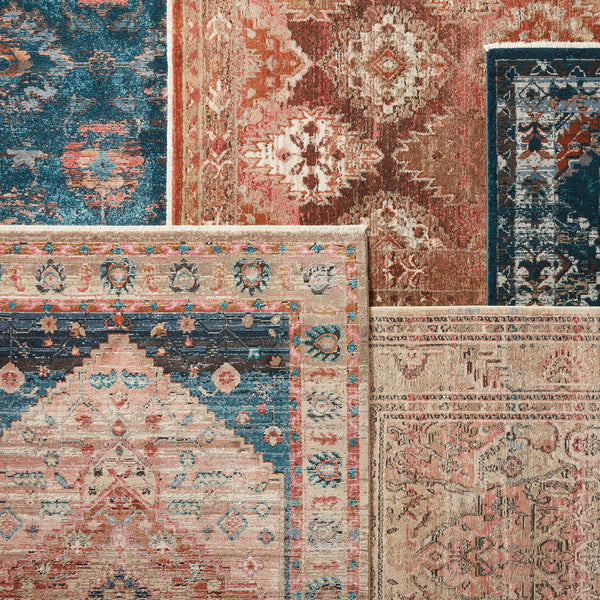 Jaipur Living Vibe by Jaipur Living Tribal Medallion Rug Vintage Turkish Distressed Terracotta RUG146847