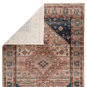 Jaipur Living Vibe by Jaipur Living Distressed Medallion Rug Vintage Turkish Bohemian Fringe Accent 7'10" X 11'1" RUG146849