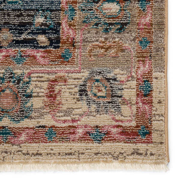 Jaipur Living Vibe by Jaipur Living Distressed Medallion Rug Vintage Turkish Bohemian Fringe Accent 7'10" X 11'1" RUG146849