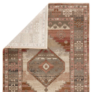 Jaipur Living Vibe by Jaipur Living Constanza Distressed Tribal Medallion Rug Bohemian Vintage Pile 9'6" x 12'7" RUG146857