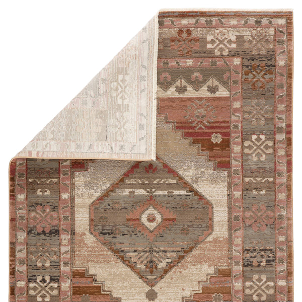 Jaipur Living Vibe by Jaipur Living Constanza Distressed Tribal Medallion Rug Bohemian Vintage Pile 9'6" x 12'7" RUG146857
