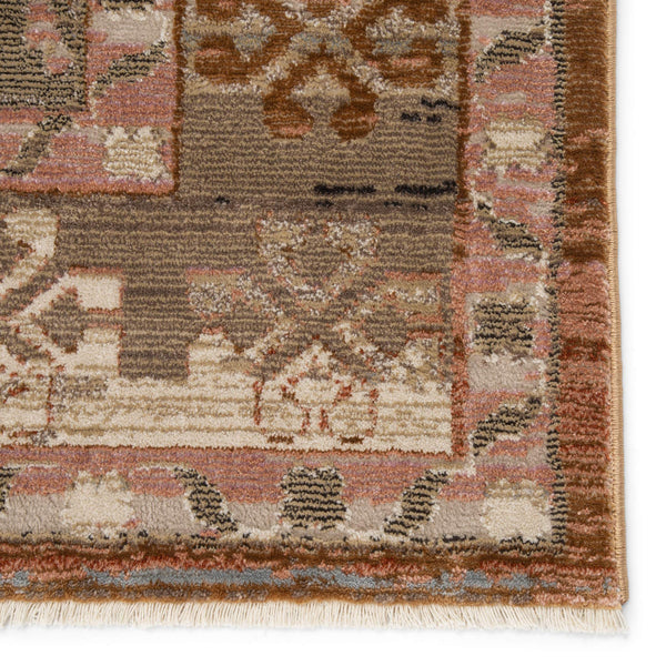 Jaipur Living Vibe by Jaipur Living Constanza Distressed Tribal Medallion Rug Bohemian Vintage Pile 9'6" x 12'7" RUG146857
