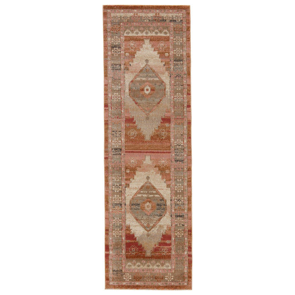 Jaipur Living Vibe by Jaipur Living Constanza Distressed Tribal Medallion Rug Bohemian Vintage Pile 2'6" x 8' RUG146855