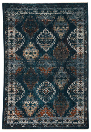 Jaipur Living Vibe by Jaipur Living Medallion Tribal Area Rug Vintage Distressed Fringe Accent RUG146862