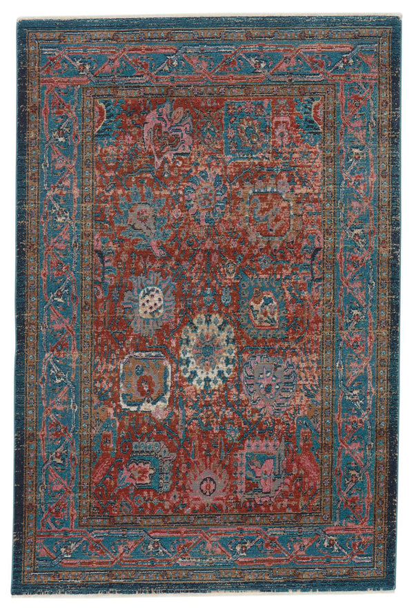 Jaipur Living Vibe by Jaipur Living Romilly Distressed Turkish Style Plush Polypropylene Indoor Rug Rust 9'6"X12'7" RUG148527