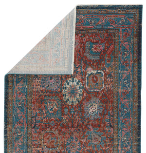 Jaipur Living Vibe by Jaipur Living Romilly Distressed Turkish Style Plush Polypropylene Indoor Rug Rust 9'6"X12'7" RUG148527