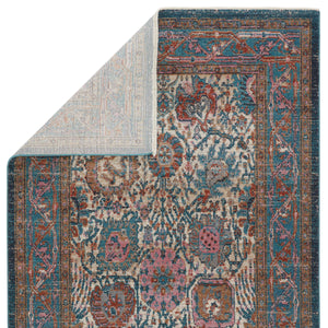 Jaipur Living Vibe by Jaipur Living Romilly Distressed Turkish Style Plush Polypropylene Indoor Rug Teal 9'6"X12'7" RUG148532
