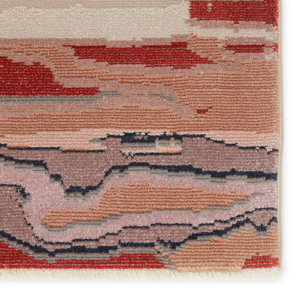 Jaipur Living Vibe by Jaipur Living Jolene Vintage Turkish Abstract Boho Runner Rug with Fringe 9'6"X12'7" RUG148542