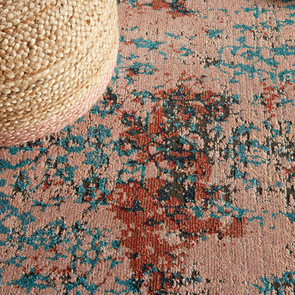 Jaipur Living Vibe by Jaipur Living Zea Distressed Trellis Rug Bohemian Fringe Accent for Room 5'X7'6" RUG148548