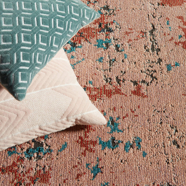 Jaipur Living Vibe by Jaipur Living Zea Distressed Trellis Rug Bohemian Fringe Accent for Room 5'X7'6" RUG148548