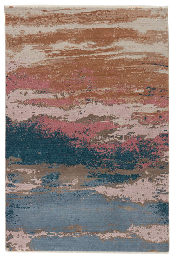 Jaipur Living Vibe by Jaipur Living Helene Abstract Fringe Area Rug Vintage Turkish Inspired Modern 5' X 7'6" RUG148553