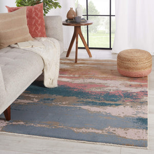 Jaipur Living Vibe by Jaipur Living Helene Abstract Fringe Area Rug Vintage Turkish Inspired Modern 5' X 7'6" RUG148553