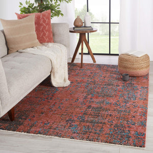Jaipur Living Vibe by Jaipur Living Ezlyn Distressed Turkish Abstract Rug Plush Polypropylene Room 9'6"X12'7" RUG148562