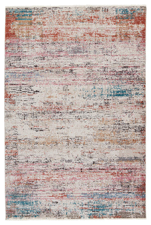 Jaipur Living Vibe by Jaipur Living Starla Distressed Kilim Abstract Polypropylene Rug with Fringe Trim 5' x 7'6" RUG151251