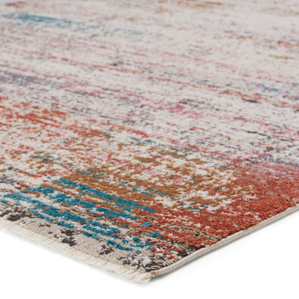 Jaipur Living Vibe by Jaipur Living Starla Distressed Kilim Abstract Polypropylene Rug with Fringe Trim 5' x 7'6" RUG151251