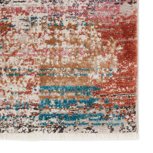 Jaipur Living Vibe by Jaipur Living Starla Distressed Kilim Abstract Polypropylene Rug with Fringe Trim 5' x 7'6" RUG151251
