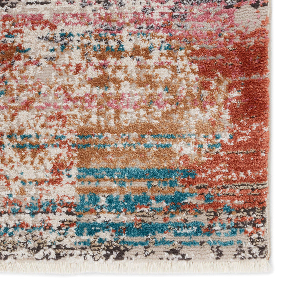Jaipur Living Vibe by Jaipur Living Starla Distressed Kilim Abstract Polypropylene Rug with Fringe Trim 5' x 7'6" RUG151251