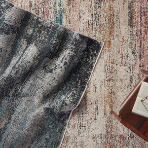 Jaipur Living Vibe by Jaipur Living Aubra Distressed Turkish Abstract Polypropylene Plush Area Rug 5' x 7'6" RUG151255