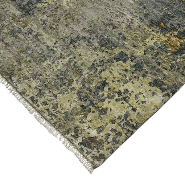 Amer Rugs Mystique Hand-knotted Abstract Wool And Silk Area Rug - A Luxurious, Durable Statement Piece For Any Room Iron Wool, Silk Mys101014