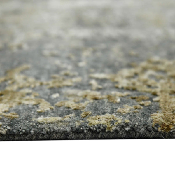 Amer Rugs Mystique Hand-knotted Abstract Wool And Silk Area Rug - A Luxurious, Durable Statement Piece For Any Room Iron Wool, Silk Mys101014