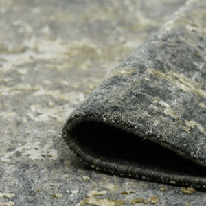 Amer Rugs Mystique Hand-knotted Abstract Wool And Silk Area Rug - A Luxurious, Durable Statement Piece For Any Room Iron Wool, Silk Mys101014