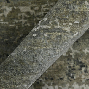 Amer Rugs Mystique Hand-knotted Abstract Wool And Silk Area Rug - A Luxurious, Durable Statement Piece For Any Room Stone Blue Wool, Silk Mys120203