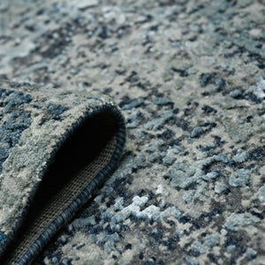 Amer Rugs Mystique Hand-knotted Abstract Wool And Silk Area Rug - A Luxurious, Durable Statement Piece For Any Room Polo Blue Wool, Silk Mys250912