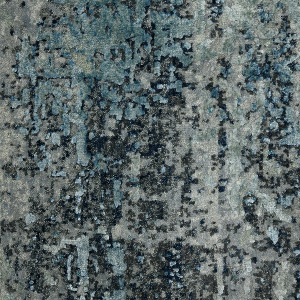 Amer Rugs Mystique Hand-knotted Abstract Wool And Silk Area Rug - A Luxurious, Durable Statement Piece For Any Room Polo Blue Wool, Silk Mys250912