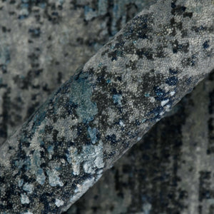 Amer Rugs Mystique Hand-knotted Abstract Wool And Silk Area Rug - A Luxurious, Durable Statement Piece For Any Room Polo Blue Wool, Silk Mys250912