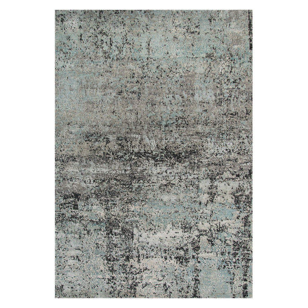AMER Rugs Mystique Hand-knotted Wool Silk Abstract Area Rug with Sculpted Pile for Modern Living Spaces 8' x 10' MYS270810