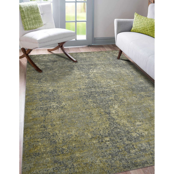 Amer Rugs Mystique Hand-knotted Abstract Wool And Silk Area Rug - A Luxurious, Durable Statement Piece For Any Room Gold Wool, Silk Mys301014