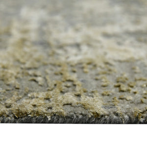 Amer Rugs Mystique Hand-knotted Abstract Wool And Silk Area Rug - A Luxurious, Durable Statement Piece For Any Room Gold Wool, Silk Mys301014