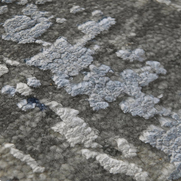 Amer Rugs Mystique Hand-knotted Abstract Wool And Silk Area Rug - A Luxurious, Durable Statement Piece For Any Room Blue Wool, Silk Mys480203